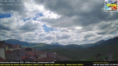 immagine della webcam nei dintorni di Abriola: webcam Moliterno