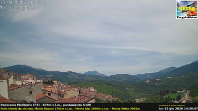 immagine della webcam nei dintorni di Grumento Nova: webcam Moliterno
