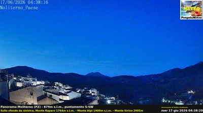 immagine della webcam nei dintorni di Abriola: webcam Moliterno