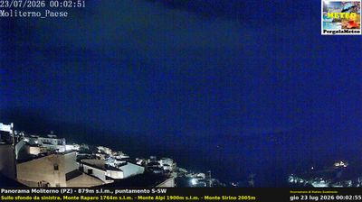 immagine della webcam nei dintorni di Calvera: webcam Moliterno