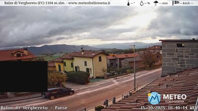 immagine della webcam nei dintorni di Sant'Agata Feltria: webcam Mercato