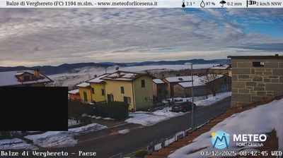 immagine della webcam nei dintorni di Sant'Agata Feltria: webcam Mercato
