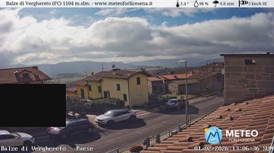 immagine della webcam nei dintorni di Sant'Agata Feltria: webcam Mercato