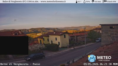 immagine della webcam nei dintorni di Macerata Feltria: webcam Mercato