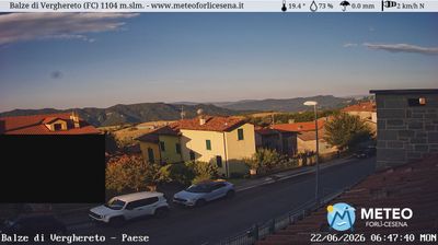 immagine della webcam nei dintorni di Chiusi della Verna: webcam Mercato