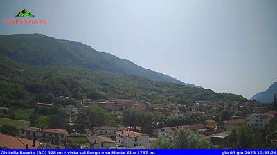 immagine della webcam nei dintorni di Ortona dei Marsi: webcam Civitella Roveto
