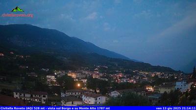 immagine della webcam nei dintorni di Guarcino: webcam Civitella Roveto
