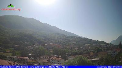 immagine della webcam nei dintorni di Camporotondo: webcam Civitella Roveto