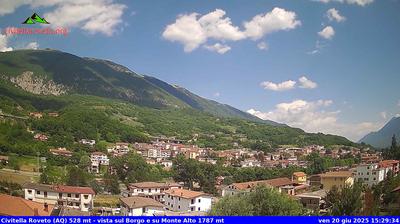 immagine della webcam nei dintorni di Castellafiume: webcam Civitella Roveto