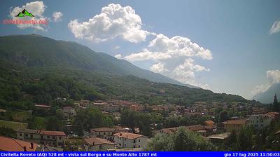 immagine della webcam nei dintorni di Campo Staffi: webcam Civitella Roveto