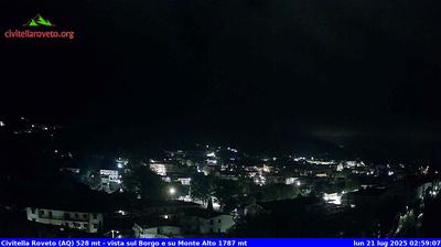 immagine della webcam nei dintorni di Ortona dei Marsi: webcam Civitella Roveto