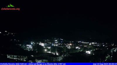 immagine della webcam nei dintorni di Ortona dei Marsi: webcam Civitella Roveto