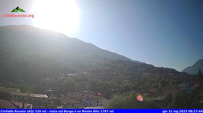 immagine della webcam nei dintorni di Monte Livata: webcam Civitella Roveto