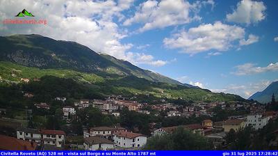immagine della webcam nei dintorni di Ovindoli: webcam Civitella Roveto