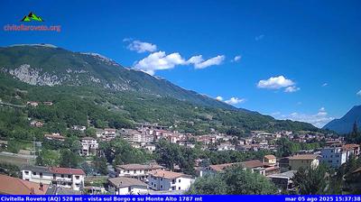 immagine della webcam nei dintorni di Avezzano: webcam Civitella Roveto