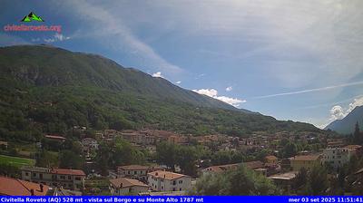 immagine della webcam nei dintorni di Campo Staffi: webcam Civitella Roveto