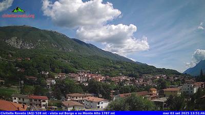immagine della webcam nei dintorni di Vallepietra: webcam Civitella Roveto