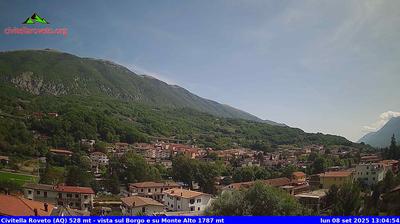 immagine della webcam nei dintorni di Ortona dei Marsi: webcam Civitella Roveto