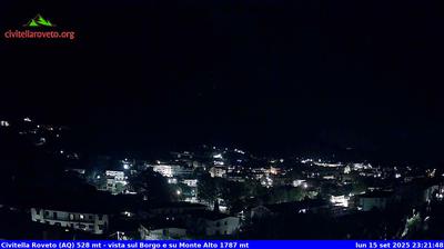 immagine della webcam nei dintorni di Campo Catino: webcam Civitella Roveto