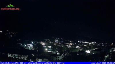 immagine della webcam nei dintorni di Campo Catino: webcam Civitella Roveto