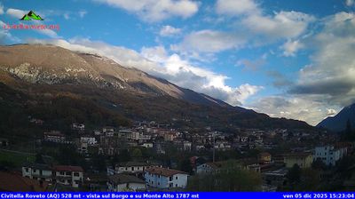 immagine della webcam nei dintorni di Campo Staffi: webcam Civitella Roveto