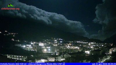 immagine della webcam nei dintorni di Campo Catino: webcam Civitella Roveto