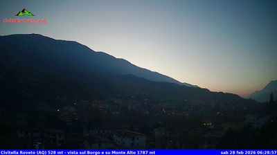 immagine della webcam nei dintorni di Filettino: webcam Civitella Roveto