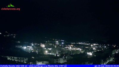 immagine della webcam nei dintorni di Ortona dei Marsi: webcam Civitella Roveto