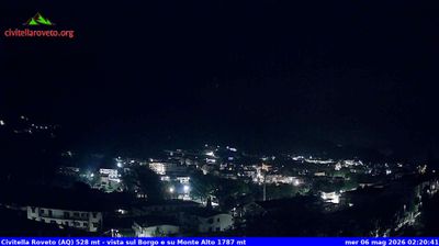 immagine della webcam nei dintorni di Ortona dei Marsi: webcam Civitella Roveto