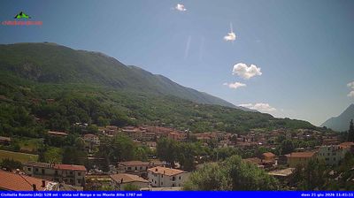 immagine della webcam nei dintorni di Ortona dei Marsi: webcam Civitella Roveto