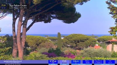 immagine della webcam nei dintorni di Borgo Vodice: webcam San Felice Circeo