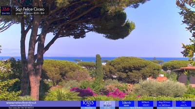 immagine della webcam nei dintorni di Fondi: webcam San Felice Circeo