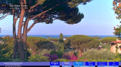immagine della webcam nei dintorni di Fondi: webcam San Felice Circeo