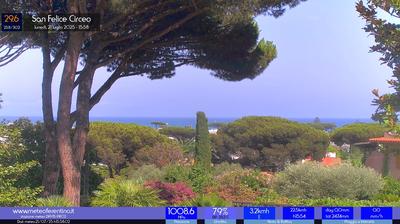 immagine della webcam nei dintorni di Borgo Hermada: webcam San Felice Circeo