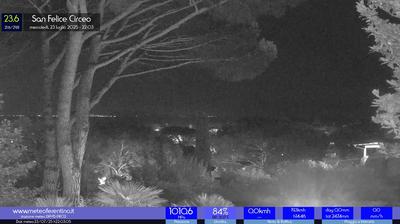 immagine della webcam nei dintorni di Borgo San Michele: webcam San Felice Circeo