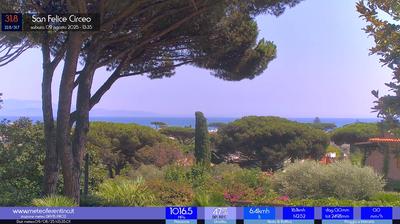 immagine della webcam nei dintorni di Terracina: webcam San Felice Circeo