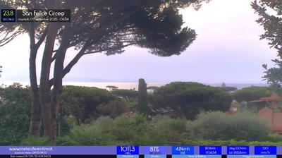immagine della webcam nei dintorni di Borgo San Michele: webcam San Felice Circeo