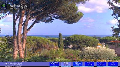 immagine della webcam nei dintorni di Latina: webcam San Felice Circeo