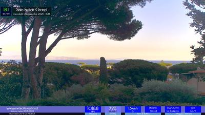 immagine della webcam nei dintorni di Frasso: webcam San Felice Circeo