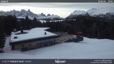 immagine della webcam nei dintorni di Ski Area Alpe Lusia: webcam Bellamonte