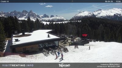 immagine della webcam nei dintorni di Alpe Cermis: webcam Bellamonte