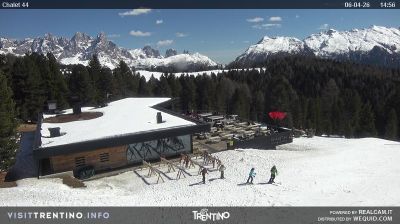 immagine della webcam nei dintorni di Alpe Cermis: webcam Bellamonte