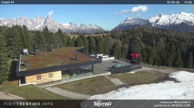 immagine della webcam nei dintorni di Passo Brocon: webcam Bellamonte