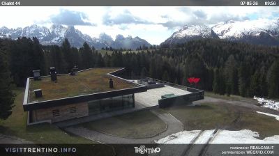 immagine della webcam nei dintorni di Ski Area Alpe Lusia: webcam Bellamonte