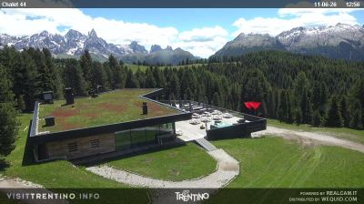 immagine della webcam nei dintorni di Tesero: webcam Bellamonte