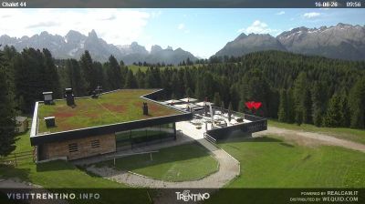 immagine della webcam nei dintorni di Pale di San Martino: webcam Bellamonte