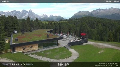 immagine della webcam nei dintorni di Passo Brocon: webcam Bellamonte