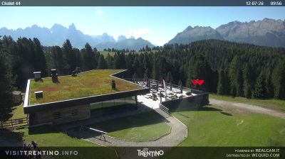 immagine della webcam nei dintorni di San Martino di Castrozza: webcam Bellamonte