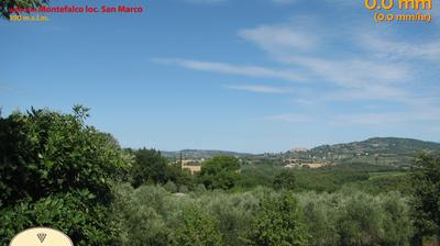 immagine della webcam nei dintorni di Monteleone di Spoleto: webcam Montefalco
