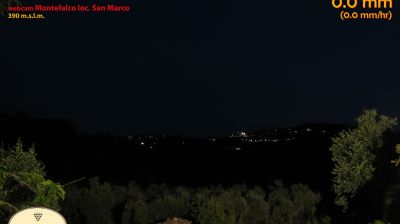 immagine della webcam nei dintorni di Serravalle di Chienti: webcam Montefalco